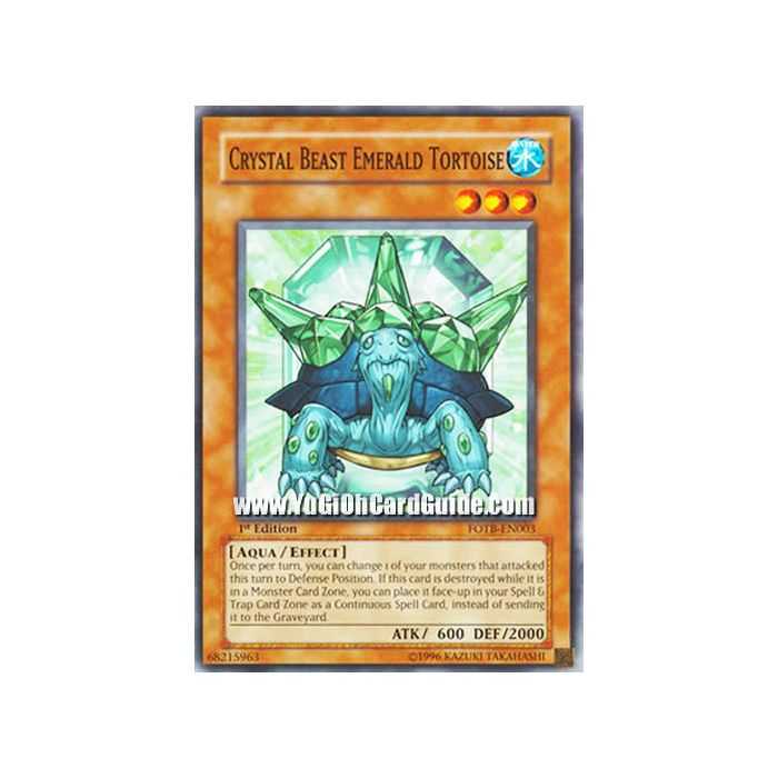 Crystal Beast Emerald Tortoise (Common)