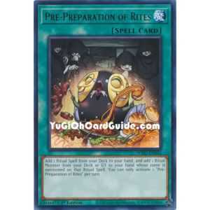 Pre-Preparation of Rites (Rare) – Wild Survivors | Carta YUGIOH en México
