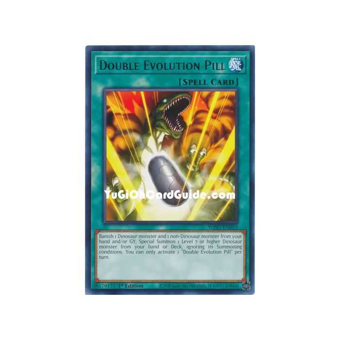 Double Evolution Pill (Rare) – Wild Survivors | Carta YUGIOH en México