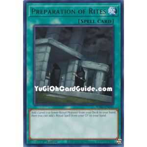 Preparation of Rites (Rare) – Wild Survivors | Carta YUGIOH en México