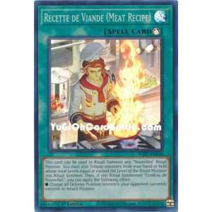 Recette de Viande (Meat Recipe) (Super Rare) – Wild Survivors | Carta YUGIOH en México