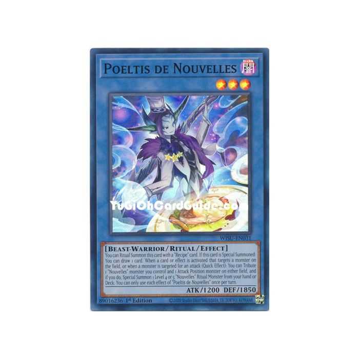 Poeltis de Nouvelles (Super Rare) – Wild Survivors | Carta YUGIOH en México