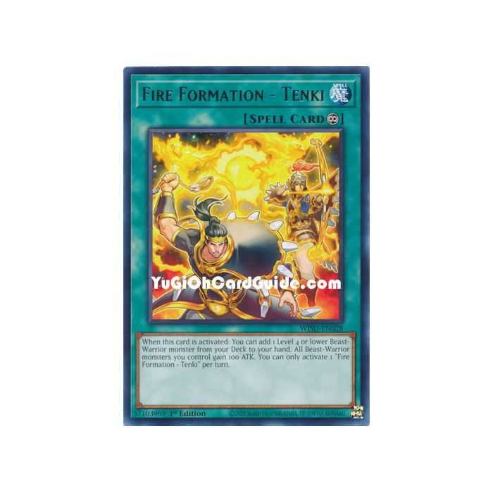 Fire Formation - Tenki (Rare) – Wild Survivors | Carta YUGIOH en México
