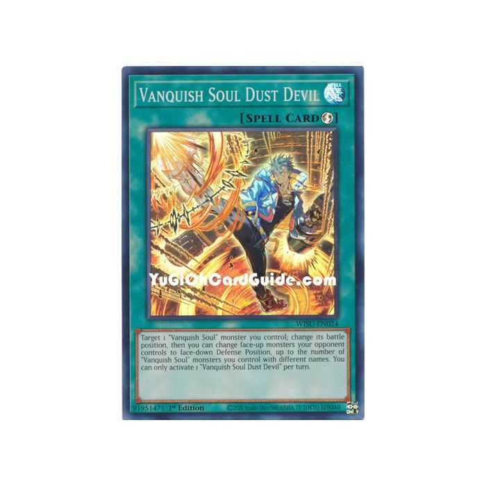 Vanquish Soul Dust Devil (Super Rare) – Wild Survivors | Carta YUGIOH en México