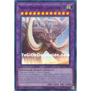 Transcendosaurus Gigantozowler (Super Rare) – Wild Survivors | Carta YUGIOH en México