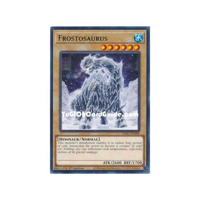 Frostosaurus (Rare) – Wild Survivors | Carta YUGIOH en México