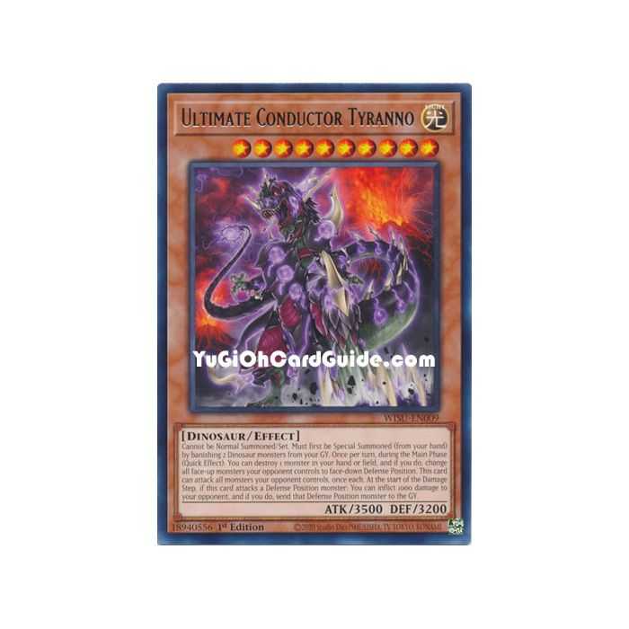Ultimate Conductor Tyranno (Rare) – Wild Survivors | Carta YUGIOH en México