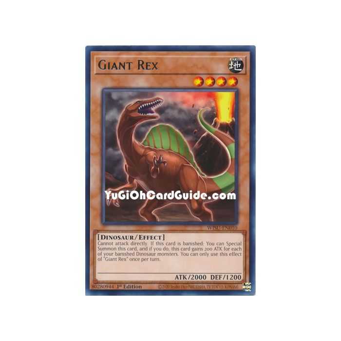Giant Rex (Rare) – Wild Survivors | Carta YUGIOH en México