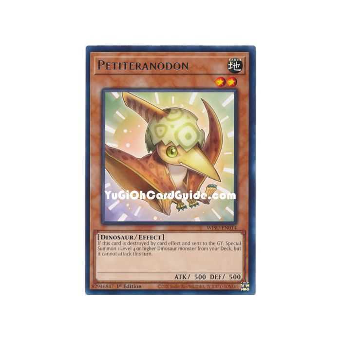 Petiteranodon (Rare) – Wild Survivors | Carta YUGIOH en México
