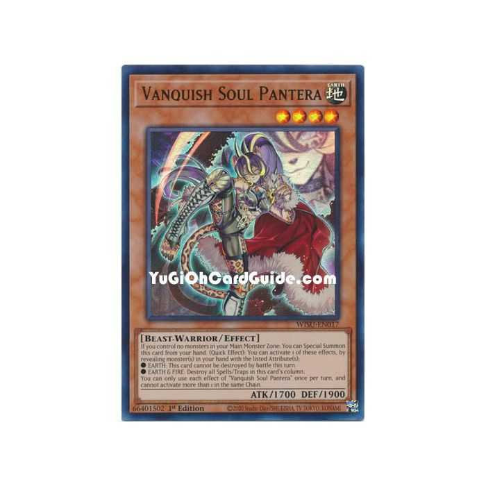 Vanquish Soul Pantera (Ultra Rare) – Wild Survivors | Carta YUGIOH en México