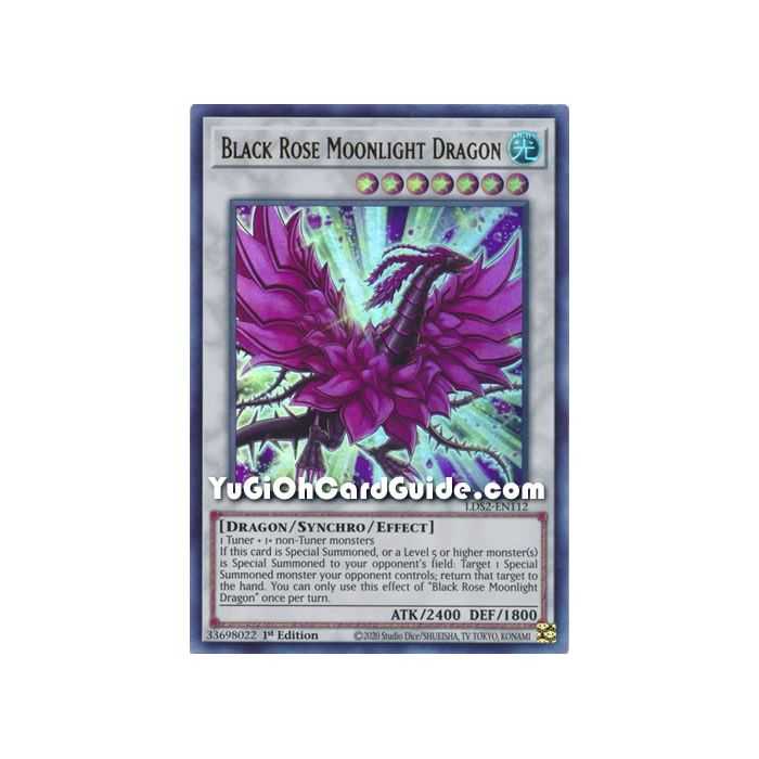 Black Rose Moonlight Dragon (Super Rare)