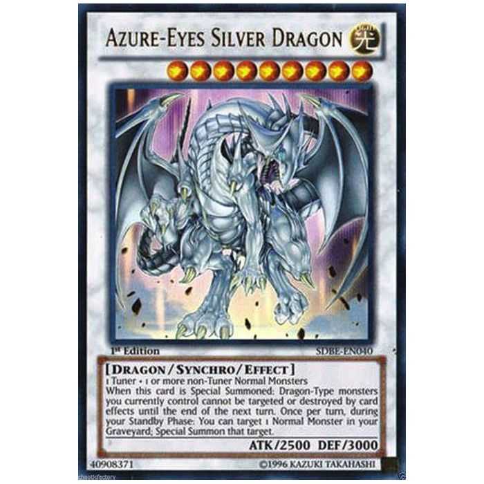 Azure-Eyes Silver Dragon (Ultra Rare)