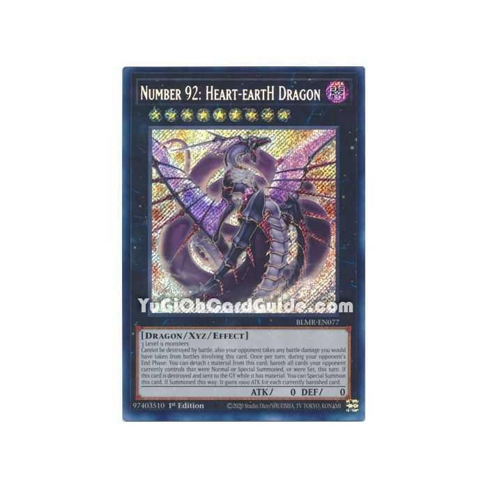 Number 92: Heart-eartH Dragon (Secret Rare)