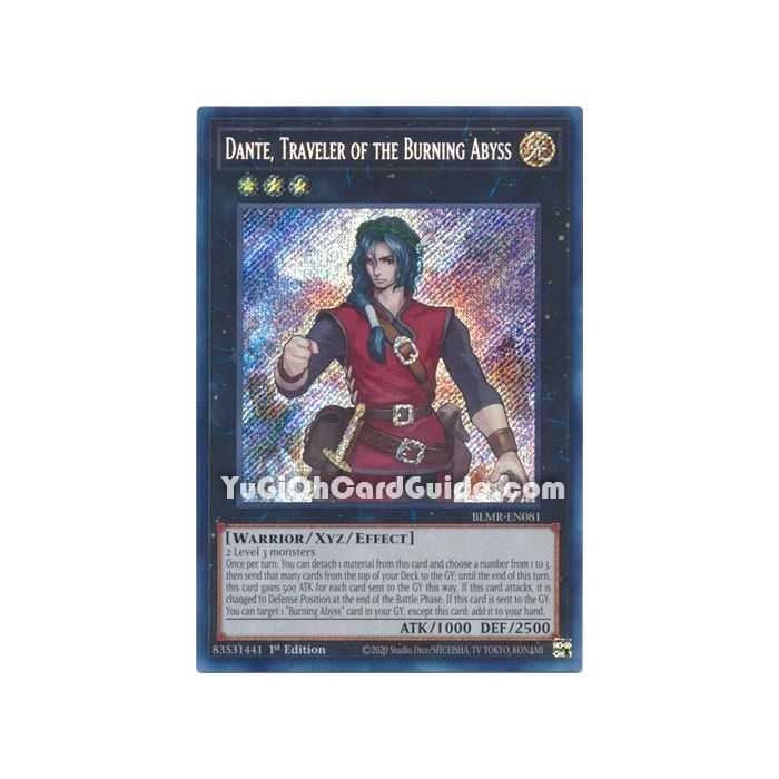 Dante, Traveler of the Burning Abyss (Secret Rare)