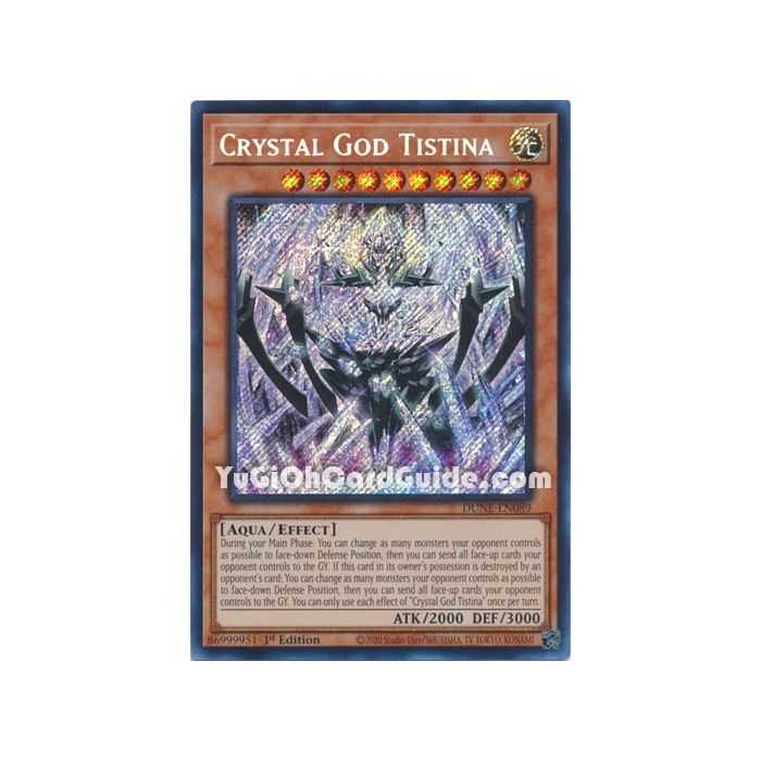 Crystal God Tistina (Secret Rare)