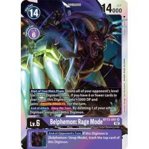 Belphemon: Rage Mode (Super Rare)
