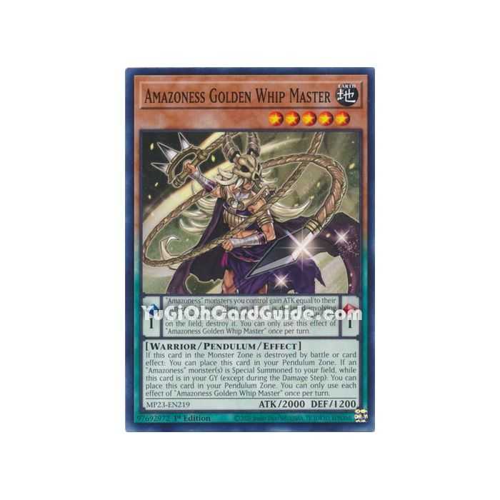 Amazoness Golden Whip Master (Common)