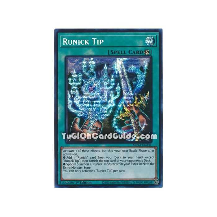 Runick Tip (Prismatic Secret Rare)