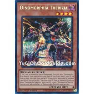 Dinomorphia Therizia (Prismatic Secret Rare) – 2023 25th Anniversary Tin | Carta YUGIOH en México