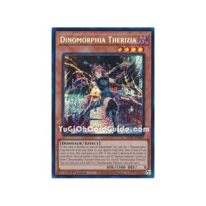 Dinomorphia Therizia (Prismatic Secret Rare) – 2023 25th Anniversary Tin | Carta YUGIOH en México