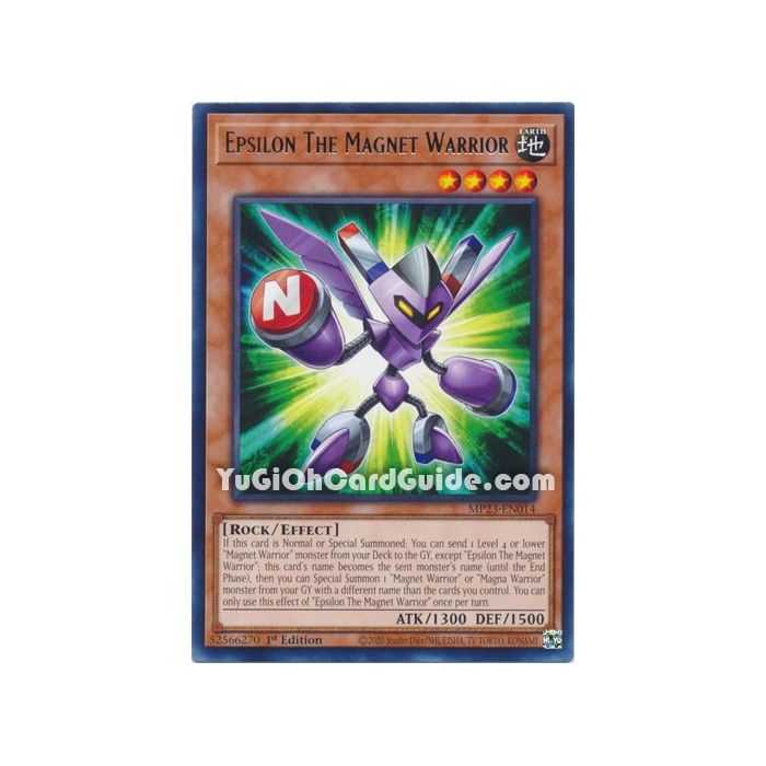 Epsilon The Magnet Warrior (Rare) – 2023 25th Anniversary Tin | Carta YUGIOH en México