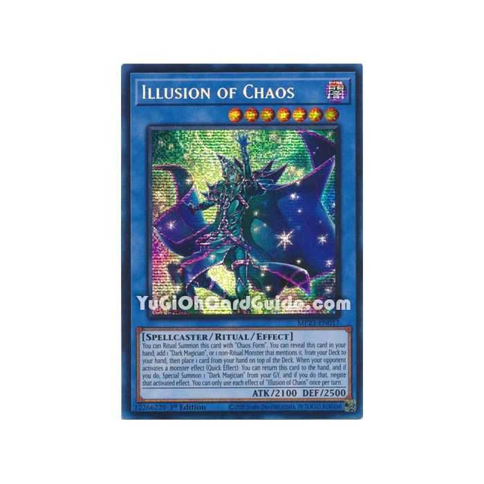 Illusion of Chaos (Prismatic Secret Rare) – 2023 25th Anniversary Tin | Carta YUGIOH en México