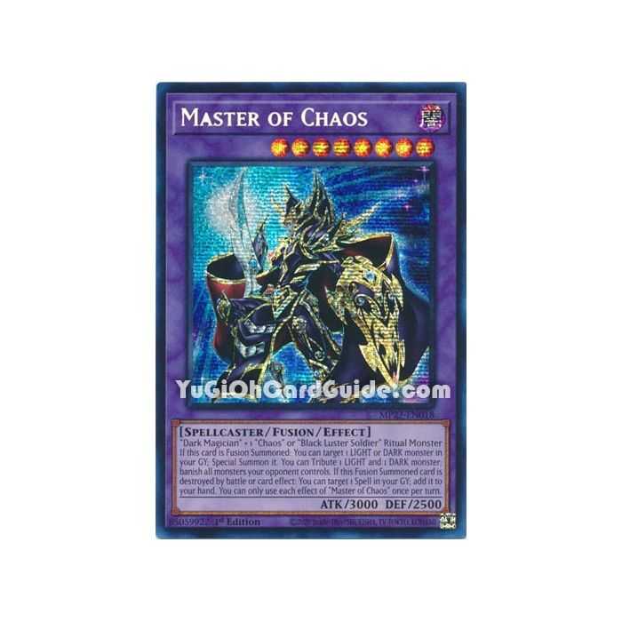 Master of Chaos (Prismatic Secret Rare) – 2023 25th Anniversary Tin | Carta YUGIOH en México