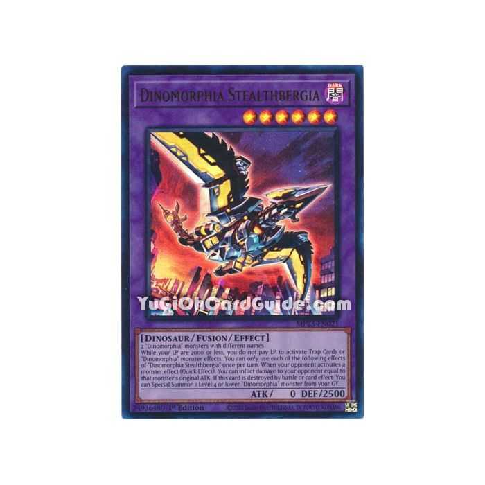 Dinomorphia Stealthbergia (Ultra Rare) – 2023 25th Anniversary Tin | Carta YUGIOH en México