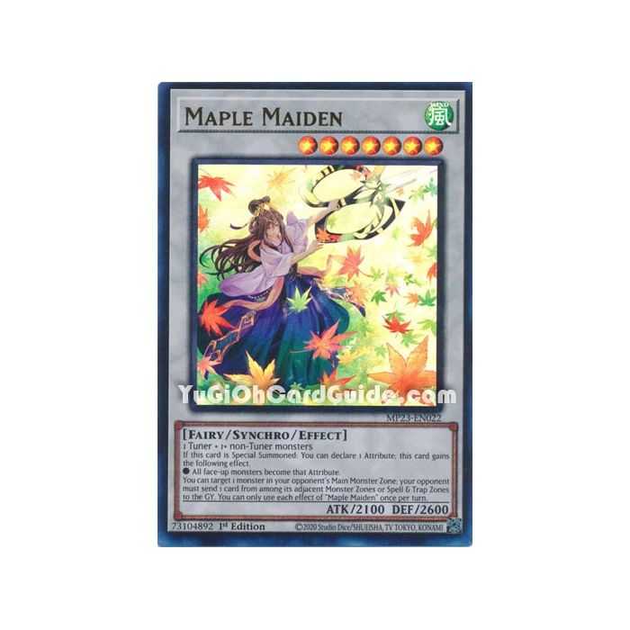 Maple Maiden (Ultra Rare) – 2023 25th Anniversary Tin | Carta YUGIOH en México