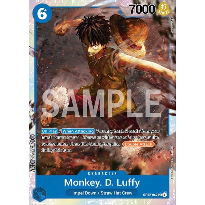 Monkey. D. Luffy (062) (Super Rare) – OP2 Paramount War | Carta ONE PIECE en México