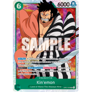 Kin'emon (Super Rare) – OP1 Romance Dawn | Carta ONE PIECE en México