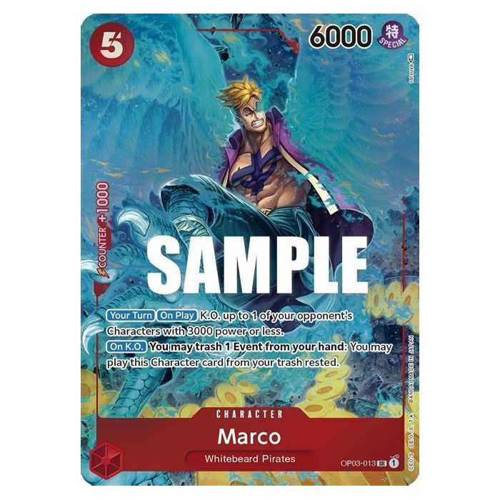 Marco (Alternate Art) – OP3 Pillars of Strength | Carta ONE PIECE en México