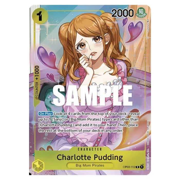 Charlotte Pudding (Alternate Art) – OP3 Pillars of Strength | Carta ONE PIECE en México