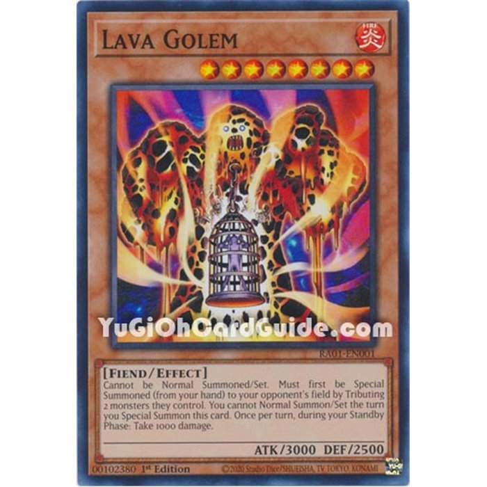 Lava Golem (Quarter Century Secret Rare)