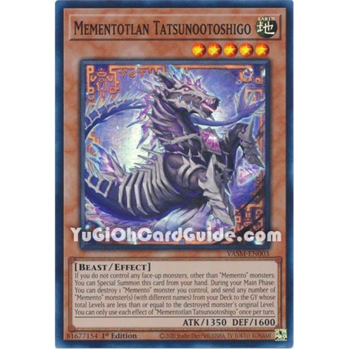 Mementotlan Tatsunootoshigo (Super Rare)