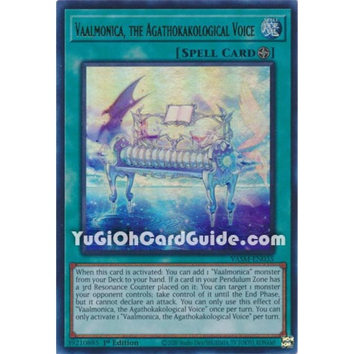 Vaalmonica, the Agathokakological Voice (Collector Rare)