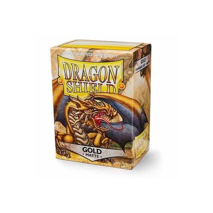 Micas Dragon Shield Standard Matte C/100 Gold