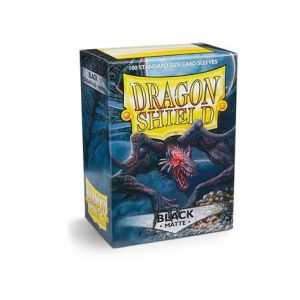 Micas Dragon Shield Standard Matte C/100 Black