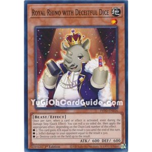 Royal Rhino with Deceitful Dice (Common)