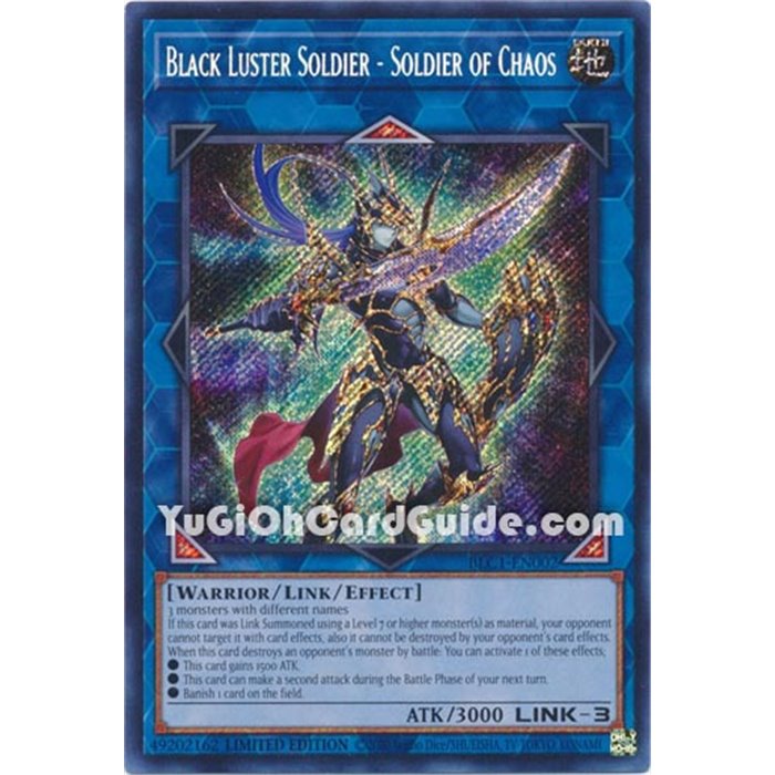 Black Luster Soldier - Soldier of Chaos (Secret Rare)