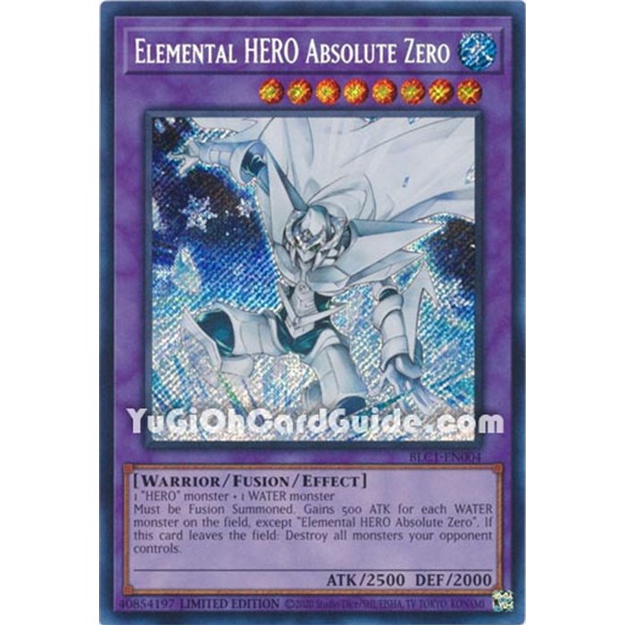 Elemental HERO Absolute Zero (Secret Rare)