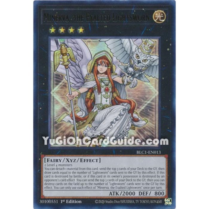 Minerva, the Exalted Lightsworn (Ultra Rare)