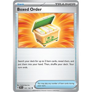 Boxed Order (Uncommon/Reverse Holofoil)