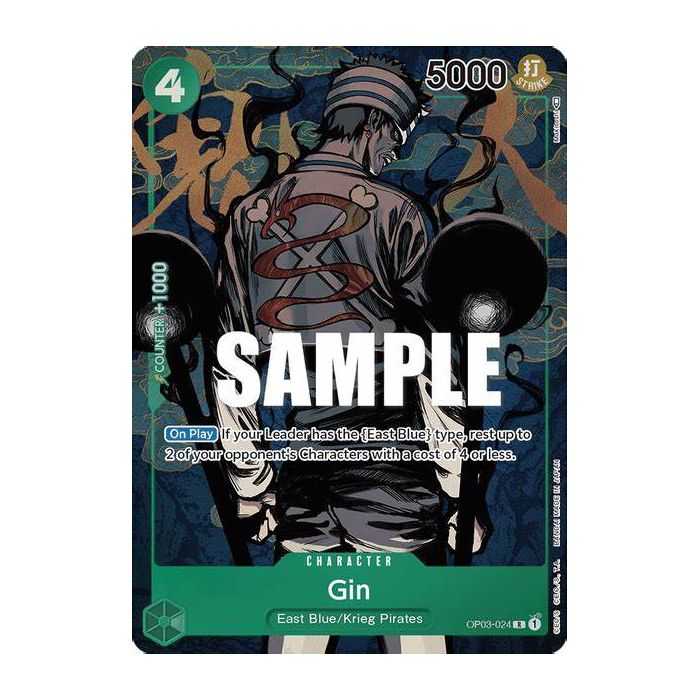 Gin (Alternate Art) – OP3 Pillars of Strength | Carta ONE PIECE en México