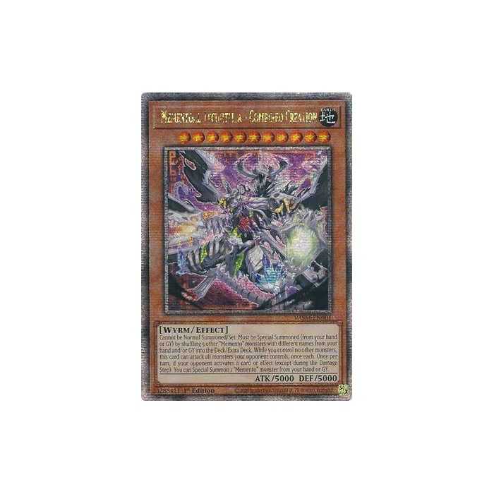 Mementoal Tecuhtlica - Combined Creation (Quarter Century Secret Rare) – Valiant Smashers | Carta YUGIOH en México