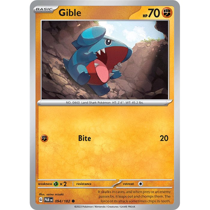 Gible (Reverse/Holo)