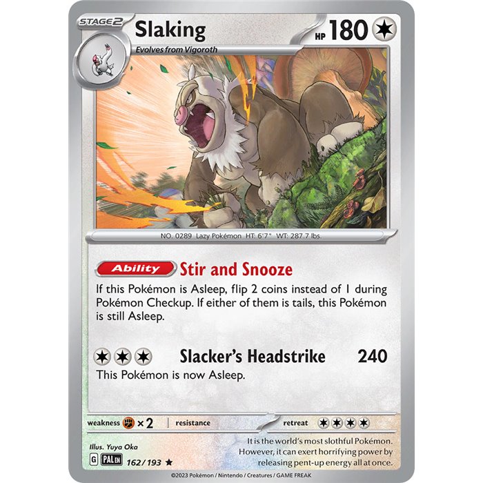 Slaking