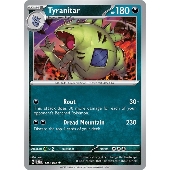Tyranitar (Reverse/Holo)
