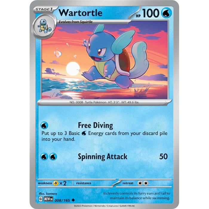 Wartortle (Reverse/Holo)