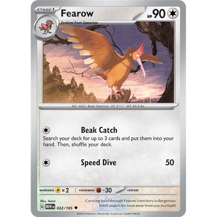 Fearow (Reverse/Holo)
